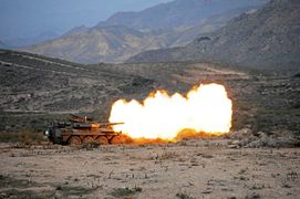 Tiro de VRC "Centauro" en el CMT Álvarez de Sotomayor (Almería)