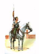 Uniforme diario Escuadrón Lanceros (1925)