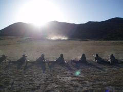 Prueba de evaluación física de combate en el CMT de Navetas (Málaga)