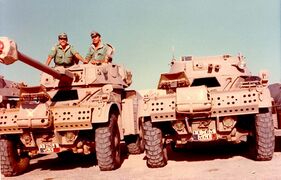 Autoametralladoras Panhard del GLS I (1974)